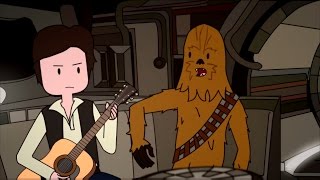 Wookies Are Better Than People FROZEN amp STAR WARS PARODYMASHUP [upl. by Yahsed]