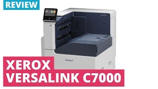 Printerland Review Xerox VersaLink C7000 A3 Colour LED Laser Printer [upl. by Naehs]