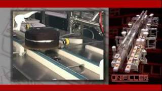 Unifiller  Automated Cake Icing Equipment [upl. by Nesyaj278]