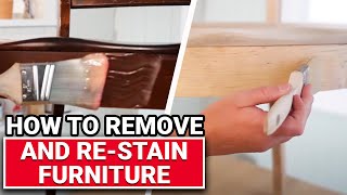 How To Remove And ReStain Furniture  Ace Hardware [upl. by Sunderland]