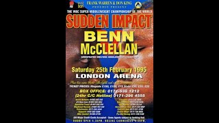 UK ITV Nigel Benn Vs Gerald McClellan Full original broadcast [upl. by Epolulot197]