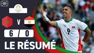 Maroc vs Egypte  60  Le Résumé  Paris 2024 football masculin  maroc egypte jo 2024 [upl. by Namyw]