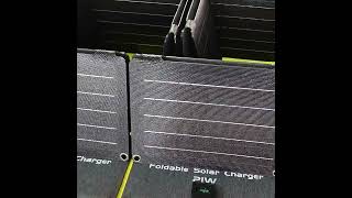 ETFE Waterproof Solar Panel Charger 30W With Kickstand For Camping [upl. by Iuqcaj748]