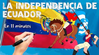 ¿Cómo se independizó Ecuador [upl. by Nwahsiek792]