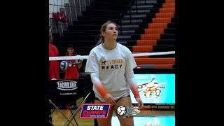 Ella Craggs  Northville High School  Volleyball Quarterfinal Highlights  111924 [upl. by Rick]