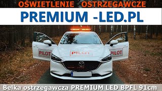 Belka ostrzegawcza PREMIUM LED BPFL 91cm  Naklejki magnetyczne PREMIUM LED PILOT  Mazda 6 [upl. by Drake992]