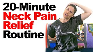 20Minute Neck Pain Relief Routine with RealTime Stretches amp Exercises [upl. by Leanne]