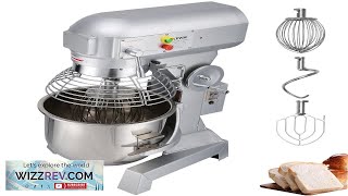 VEVOR Commercial Food Mixer 30Qt 1100W 3 Speeds Adjustable 105180408 RPM Heavy Review [upl. by Akibma188]