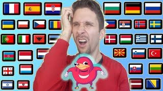 How To Say quotDO YOU KNOW DA WAEquot In 36 Different Languages [upl. by Aylmer]