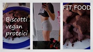 Biscotti vegan e senza glutine proteici  FITFOOD [upl. by Akimot810]