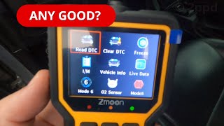 Zmoon ZM201 Professional OBD2 Scanner Review [upl. by Naejarual]