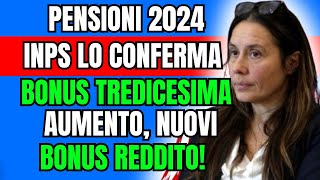 quotGuida alla Tredicesima Pensione 2024 Controlla i Tuoi Importi e Scopri i Bonus Disponibiliquot [upl. by Daj]