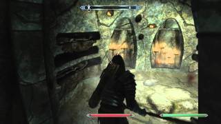 SKYRIM How Clear Saarthal Quest Commentary  Tutorial [upl. by Ralina593]