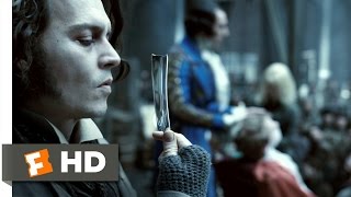 Sweeney Todd 38 Movie CLIP  Shaving Contest 2007 HD [upl. by Sirhc]