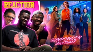 GUNPOWDER MILKSHAKE  Official Trailer Reaction [upl. by Bannerman]