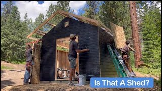 Custom Shed Build In The Mountains [upl. by Cybil]