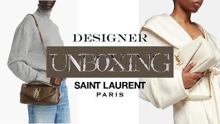 Designer Unboxing YSL Saint Lauren Handbag Designer vs Replica Prices and chat [upl. by Lirbaj]