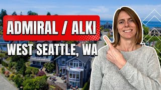 West Seattle Washington Vlog AdmiralAlki Neighborhoods [upl. by Regen477]