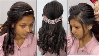 LATEST HAIRSTYLE TUTORIAL  HAIR PREPARATION  CRIMPING  BLOW DRY  IRON CURLS  ADVANCE STYLE [upl. by Hieronymus59]