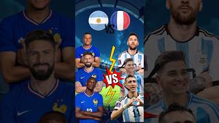 Argentina 🆚 France 🏆 Messi 🆚 Mbappe 🤍💙 [upl. by Virgil674]