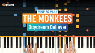 How to Play quotDaydream Believerquot by The Monkees  HDpiano Part 1 Piano Tutorial [upl. by Einwat]