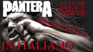 Pantera  Vuoto Hollow con sottotitoli in italiano [upl. by Bezanson]