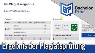 PLAGIATSPRÜFUNG ONLINE  Erklärung des Plagiatsreports [upl. by Humberto244]