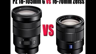 SO SÁNH  CZ 1670 f4 vs SEL 18105 f4 G [upl. by Anirda372]