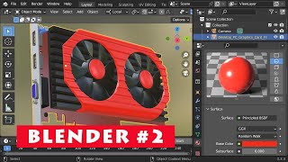 Blender Materials amp Rendering Introduction How to create stills and animations [upl. by Weatherby]