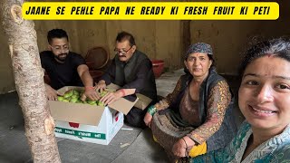 Aaj Papa Ke Saath Gaya Pears Torne Direct From Farm  Jaane Se Pehle Papa Ne Pack Ki Fruit Ki Peti [upl. by Loreen585]