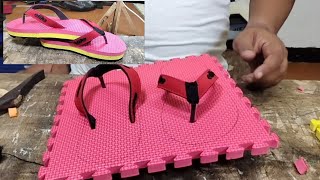 make flip flops for kids with puzzle mats [upl. by Sibie895]