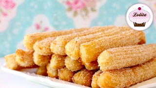 Receta de churros caseros  Como hacer churros fáciles y rápidos  Masa de churros [upl. by Okiron792]