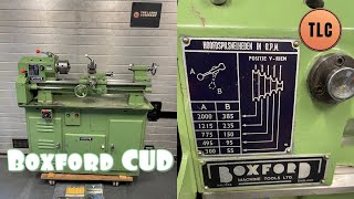 Boxford Model CUD Power Feed Lathe Drehmaschine Svarv Tornio Tokarka [upl. by Itra728]