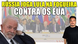 Deu ruim para o PT Chanceler da Rússia joga Lula na fogueira contra os EUA [upl. by Worlock674]