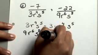 631 Rational Expressions LeastLowest Common Denominator LCD [upl. by Pip290]