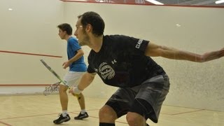 Finale des championnats de France de Squash 1ère série  2ème jeu  Gaultier Castagnet [upl. by Stacey714]