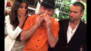 Catherine Siachoque y Chef James Receta de hamburguesas de salmon UN NUEVO DIA [upl. by Naehs735]