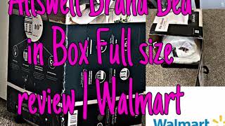 Allswell Bed  Walmart bed  Bed in Box  Full  The Allswell Mattress HYBRID 10in [upl. by Rudyard212]