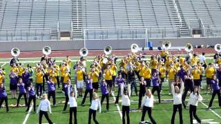 LSU Tiger Band Plays quotNeckquot in Flower Mound Texas HD [upl. by Asilenna]