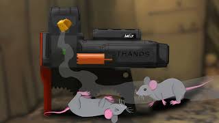 How the Thanos MK47 rodent trap works indoors [upl. by Nyar]