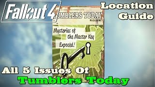 Fallout 4 ★ All 5 quotTumblers Todayquot Magazines Location Guide [upl. by Allevon389]