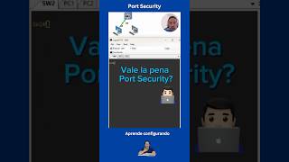 ¡Port Security al Rescate Bloquea Intrusos en tu Switch Cisco 🔒 ccna shorts [upl. by Mindi]