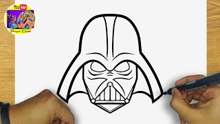 HOW TO DRAW STAR WARS  EASY STEP BY STEP  DRAWING STAR WARS TUTORIAL [upl. by Ned]