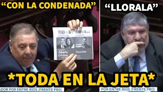 💥DE ÁNGELI le CANTÓ las 40 a los SENADORES KIRCHNERISTAS y se CRUZÓ con MAYANS [upl. by Terryl]