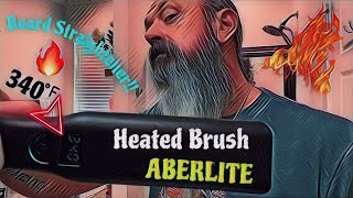 Aberlite Heated Brush  Beard Straightener [upl. by Sammer394]