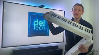 Costway Foldable Piano  DelTech Review [upl. by Bovill]