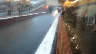 Flooding at South Yarra station Melbourne [upl. by Negiam803]