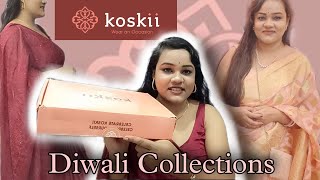 Koskii Saree upto 30 Discount  Diwali Latest Collection  Nemo on Fleek [upl. by Yehudi]