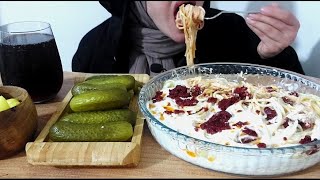 ASMR YOĞURTLU MAKARNA  TURŞU  TÜRKÇE ASMR  SPAGHETTI MUKBANG eatingsounds [upl. by Janeen384]