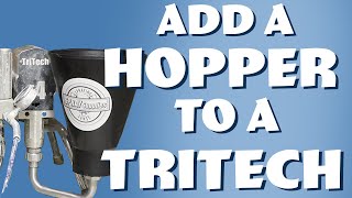 How to add a Paint Hopper to a Tritech Spray Machine [upl. by Codding509]